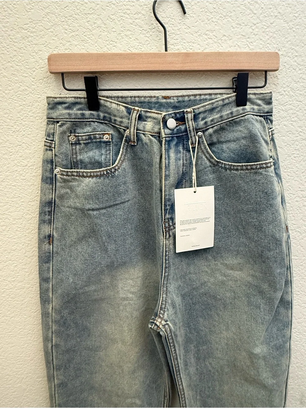 Men's Washed Baggy Jeans